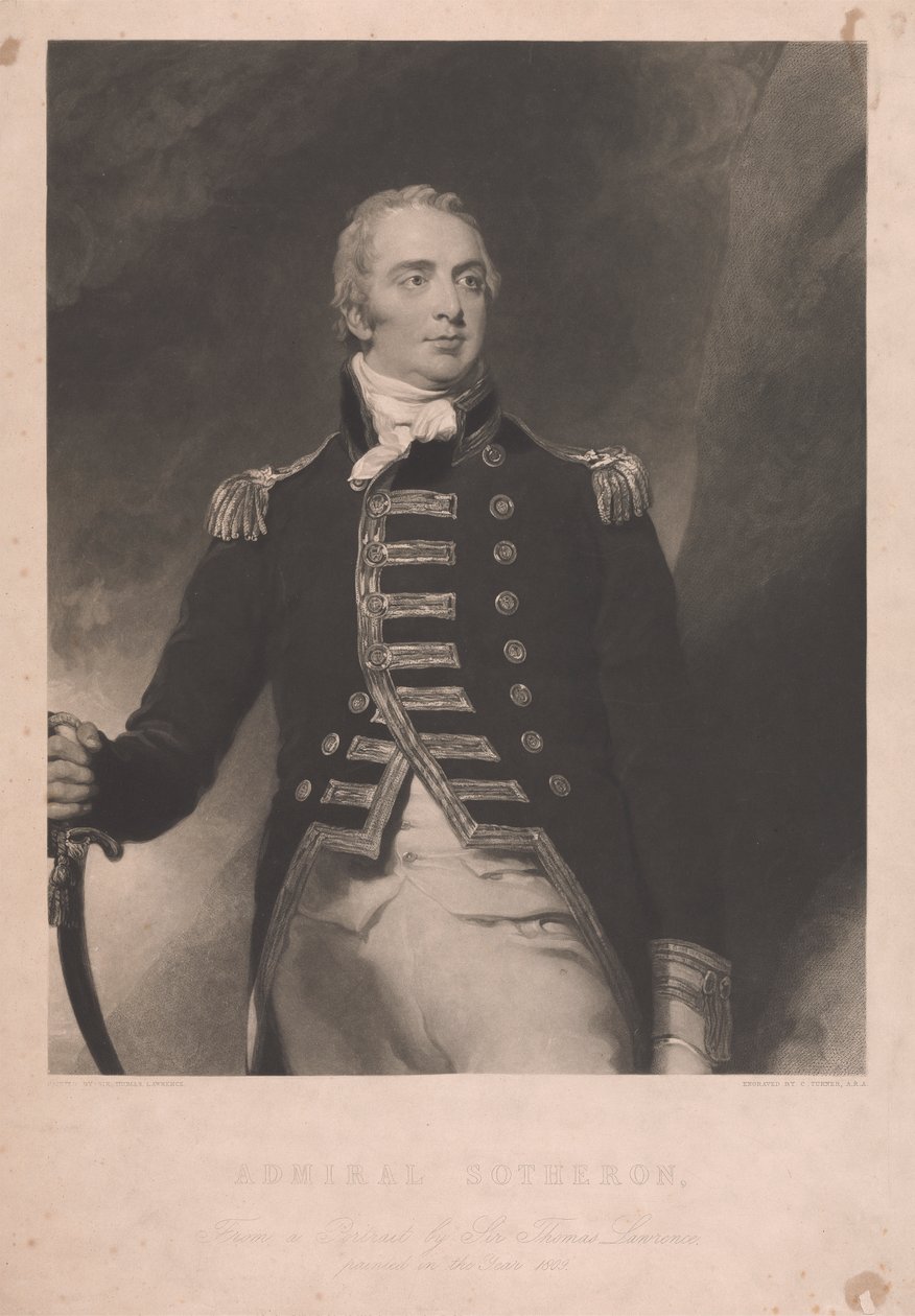 Admiral Sotheron by Charles Turner