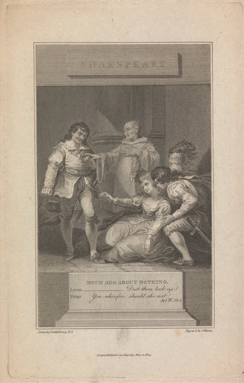 Much Ado... Act IV, Sc. 1 by Charles Warren