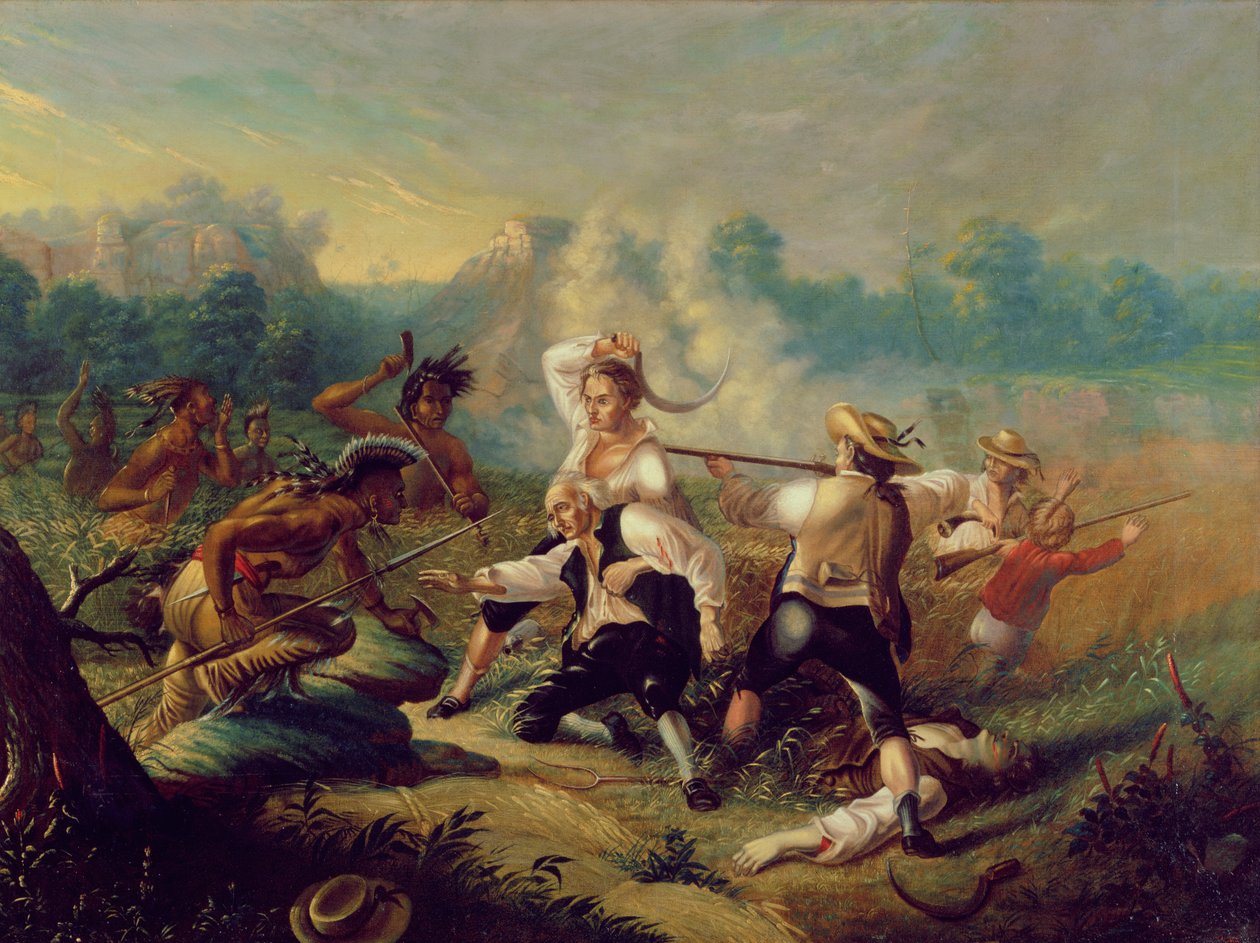 Massacre at Wyoming Valley by Charles Weimar