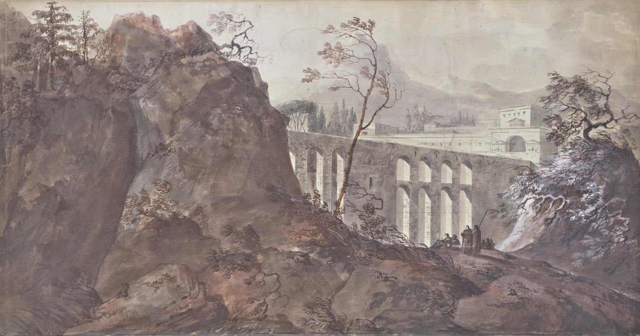 Landscape with Viaduct by Charles de Thomas