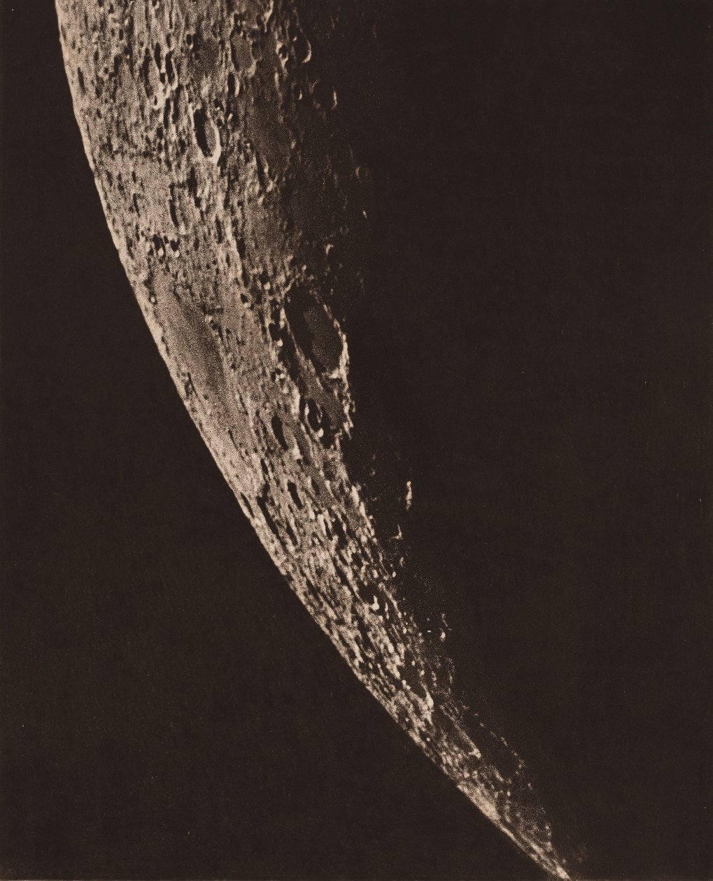 Photographic Map of the Moon by Charles le Morvan