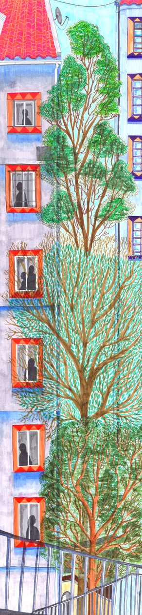 Three trees by Charlotte Orr