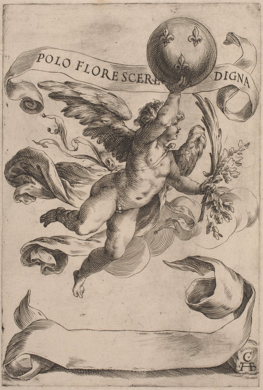 Genius with the Medici Coat-of-Arms, 1605 by Cherubino Alberti