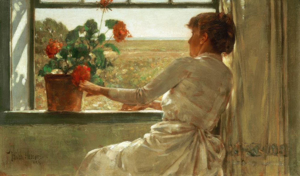 Summer Evening by Childe Hassam