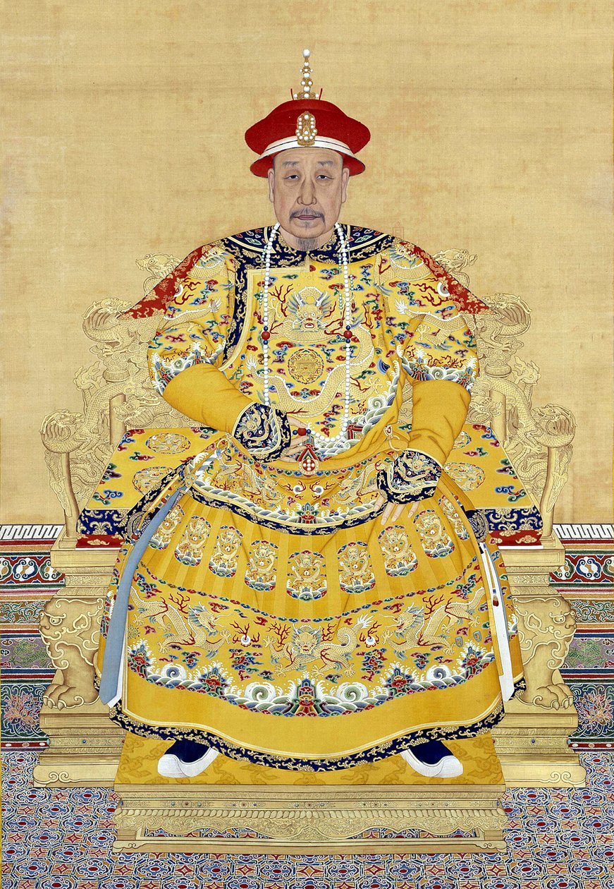 Emperor Qianlong in Old Age (1711-1799) by Chinese School