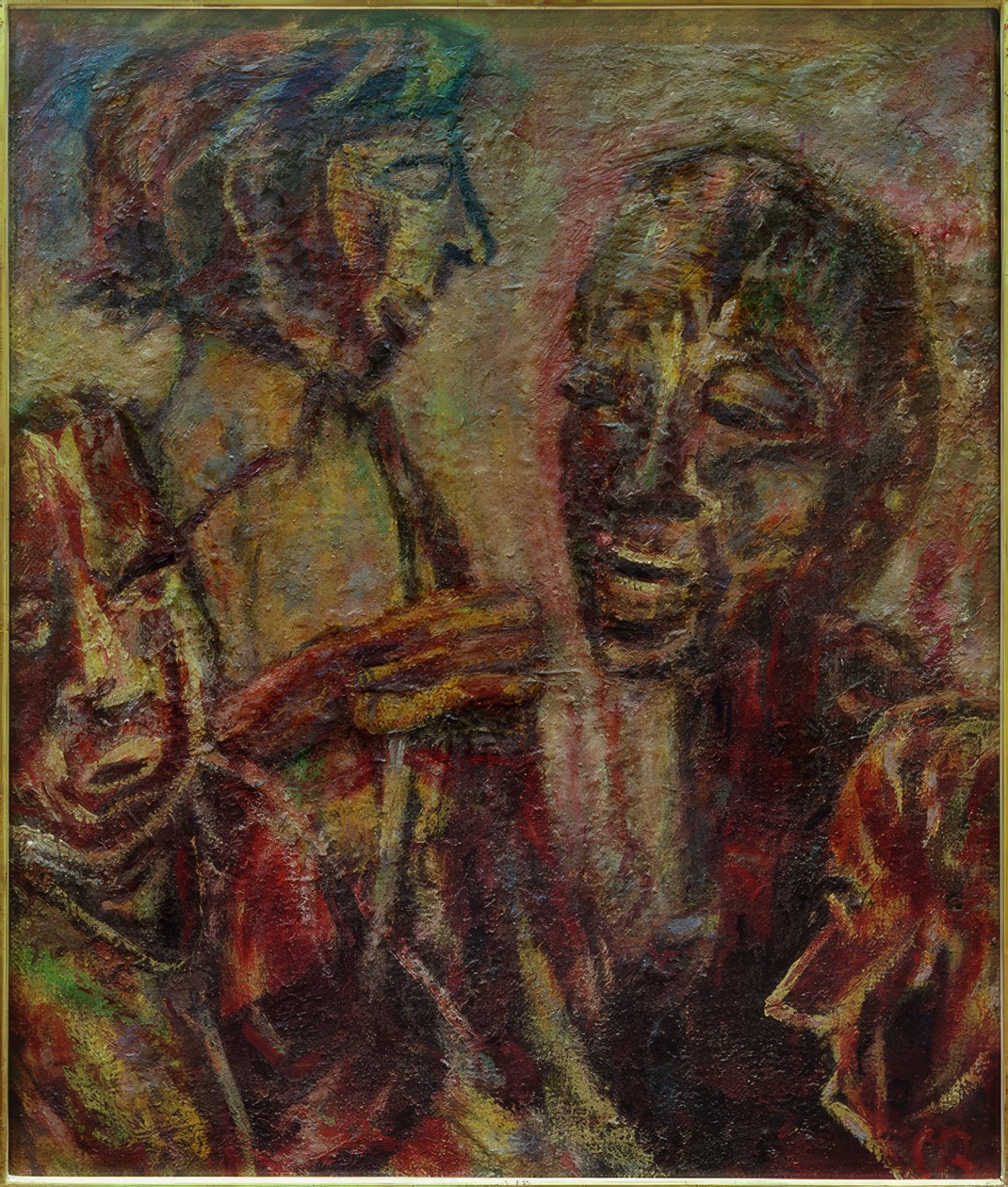Four Heads by Christian Rohlfs