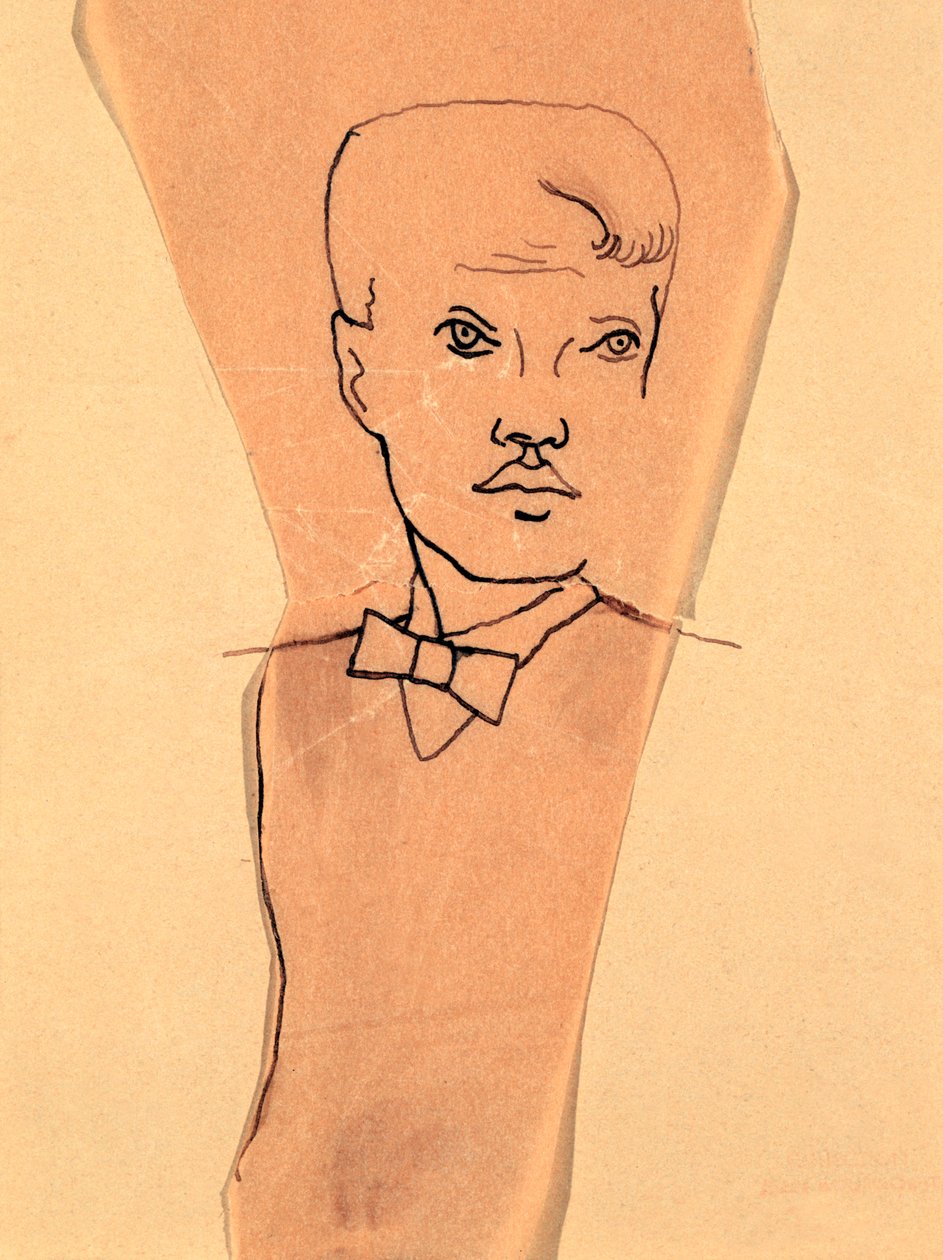 Portrait of Rene Crevel by Christian Bérard