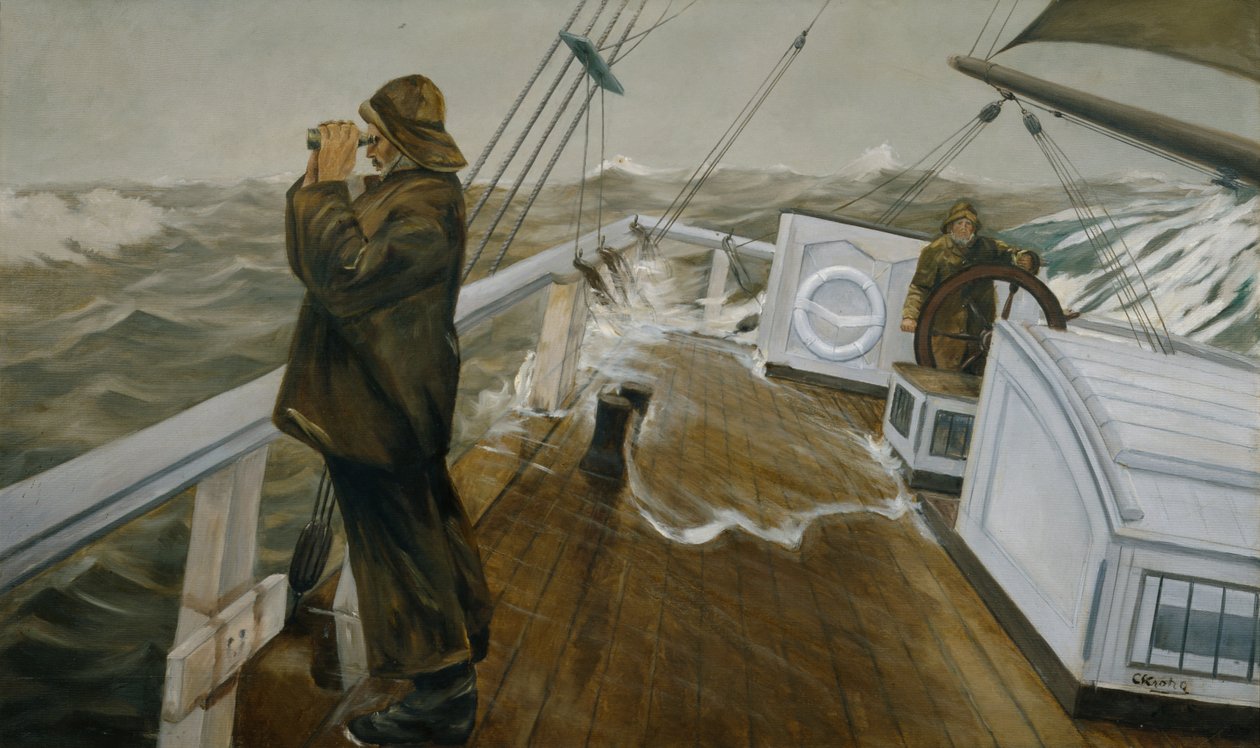 Looking for Pilot by Christian Krohg