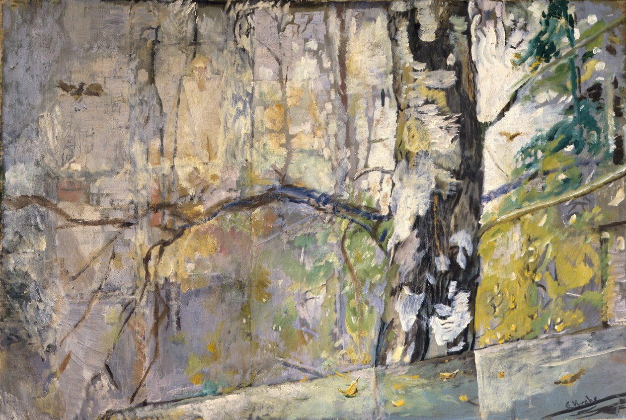 Spring in Halfdan Svartes street by Christian Krohg