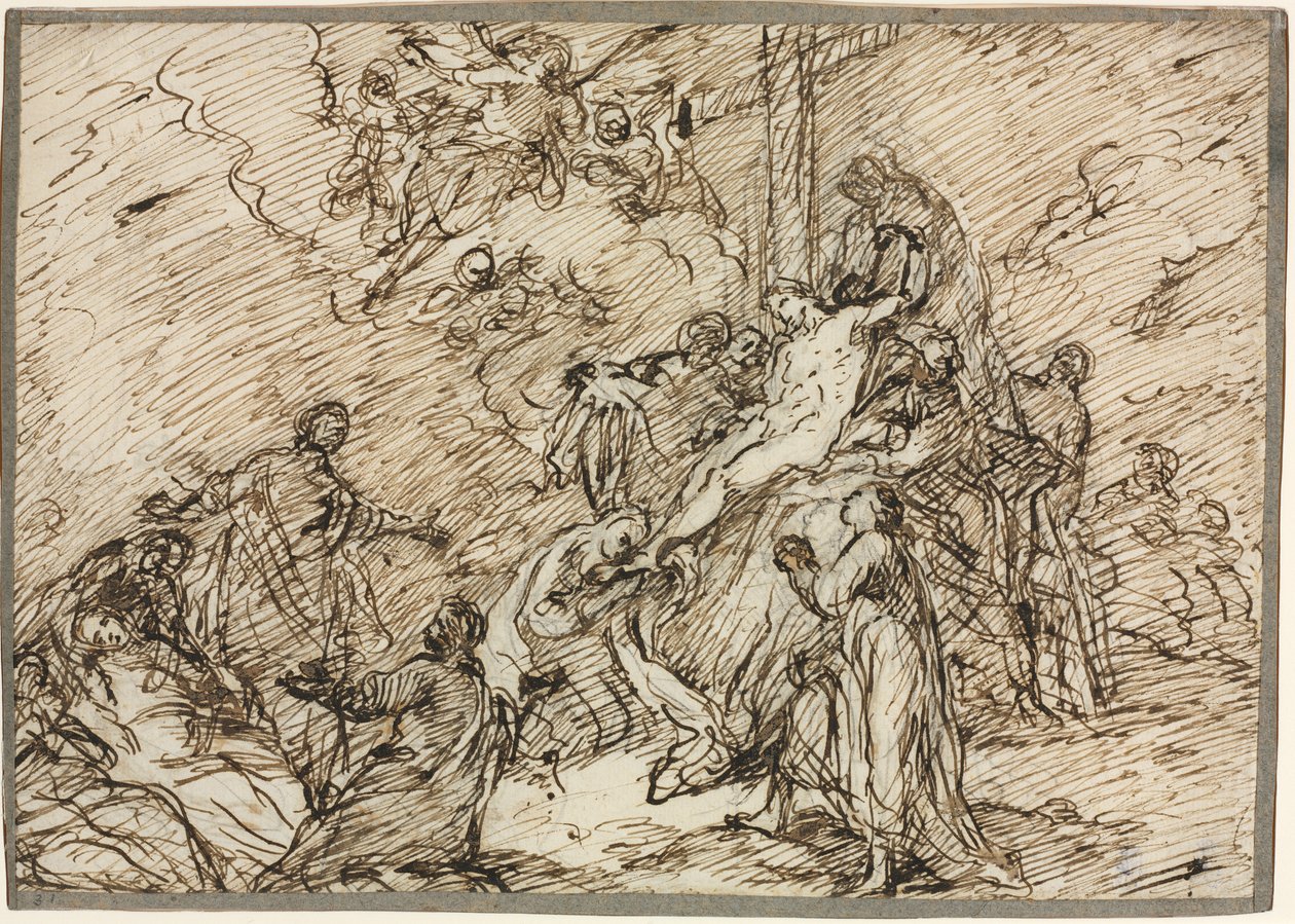 The Deposition (recto) by Christian Wink