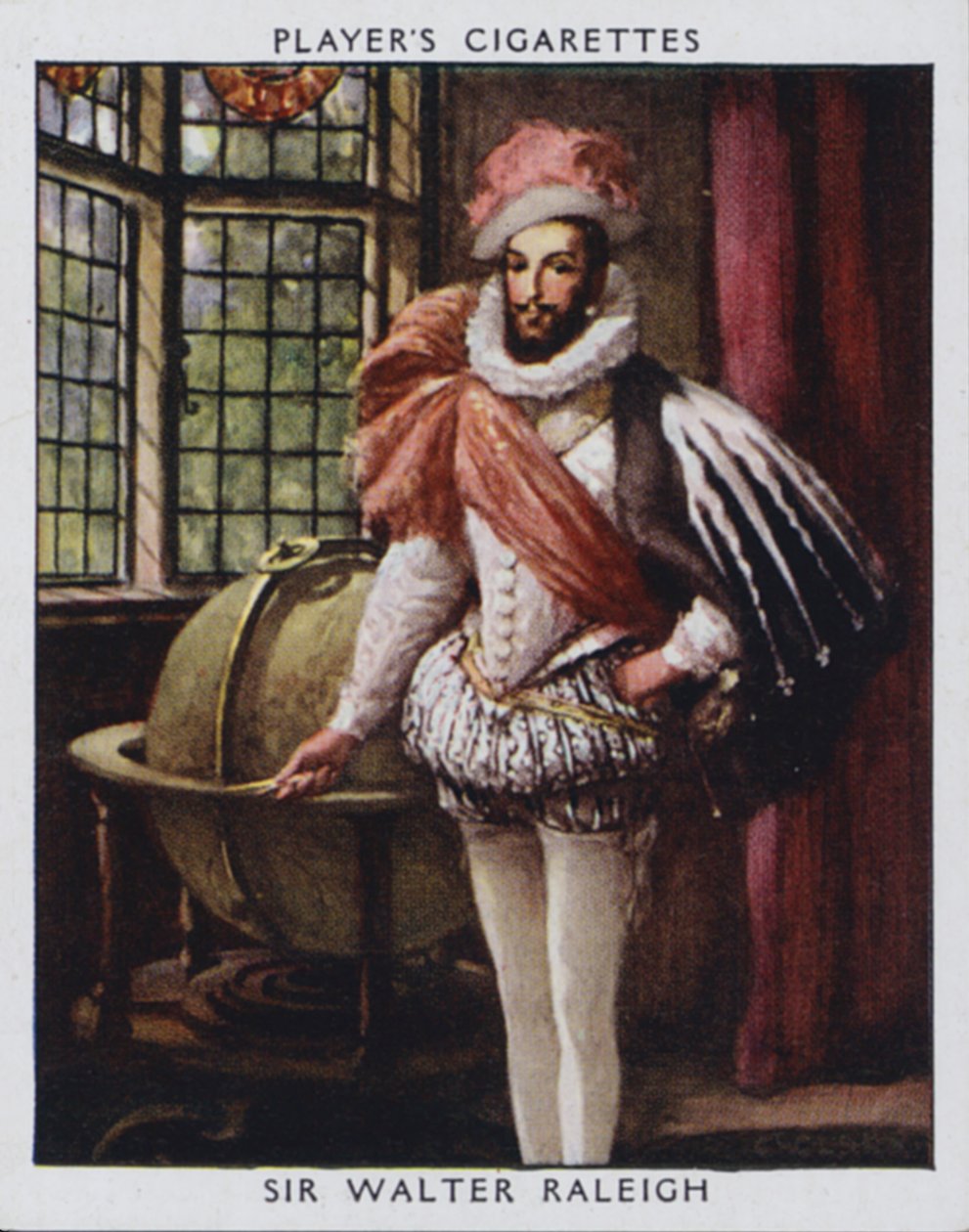 Sir Walter Raleigh by Christopher (after) Clark