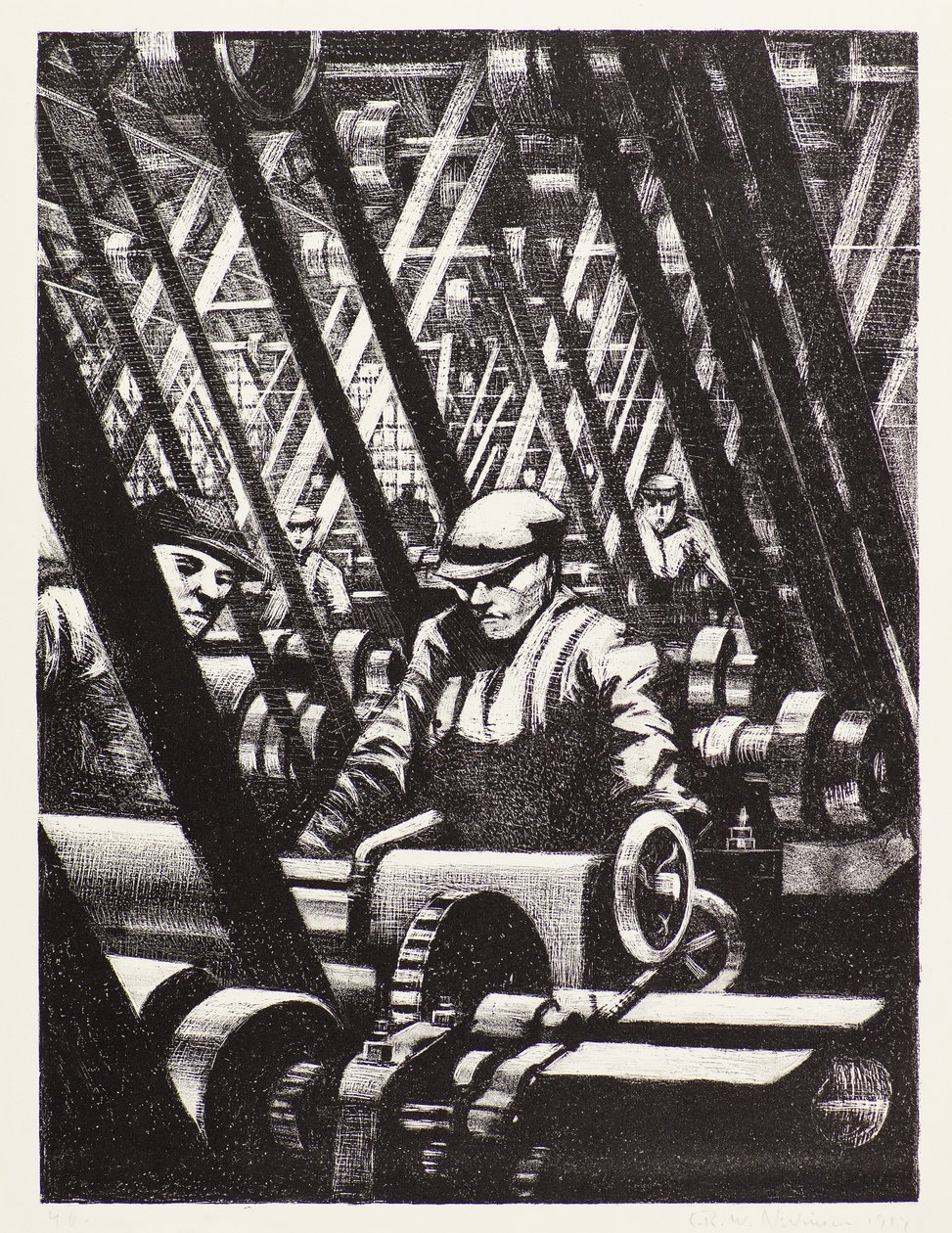 Making the Engine by Christopher Richard Wynne Nevinson