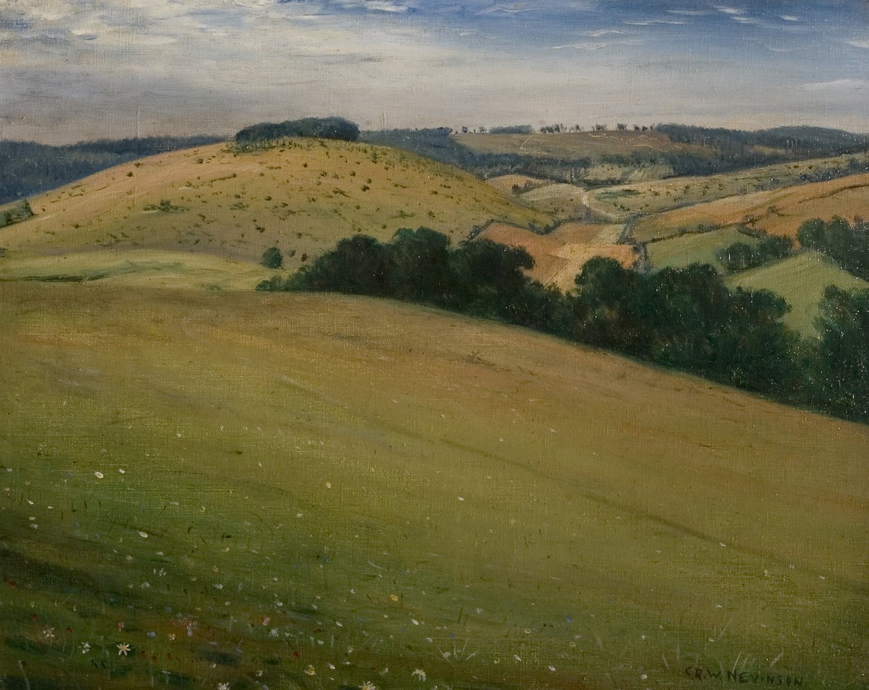 Summer in the Downs by Christopher Richard Wynne Nevinson