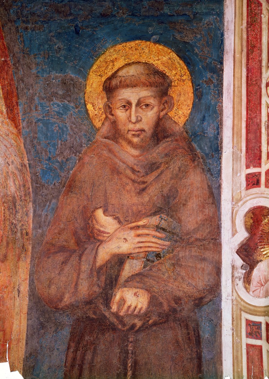 St. Francis (detail) by Giovanni Cimabue
