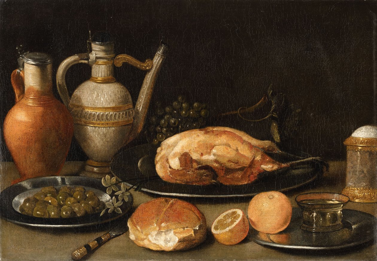 Breakfast Still Life by Circle of Georg Flegel