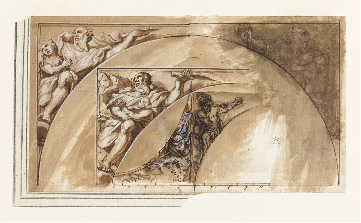 Design for Spandrel Decoration by Ciro Ferri