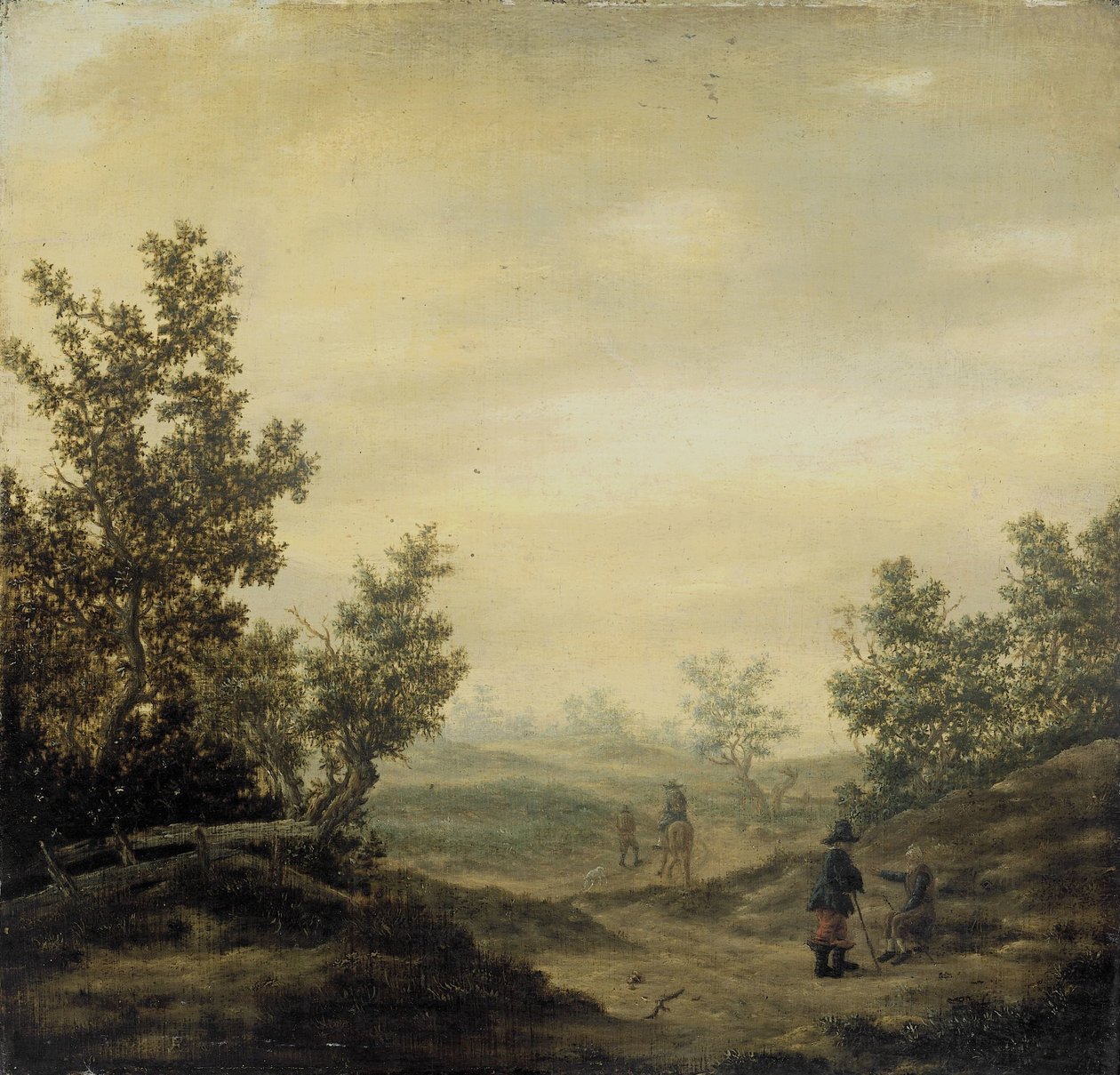 Road in the Dunes by Claes van Beresteyn (attributed to)