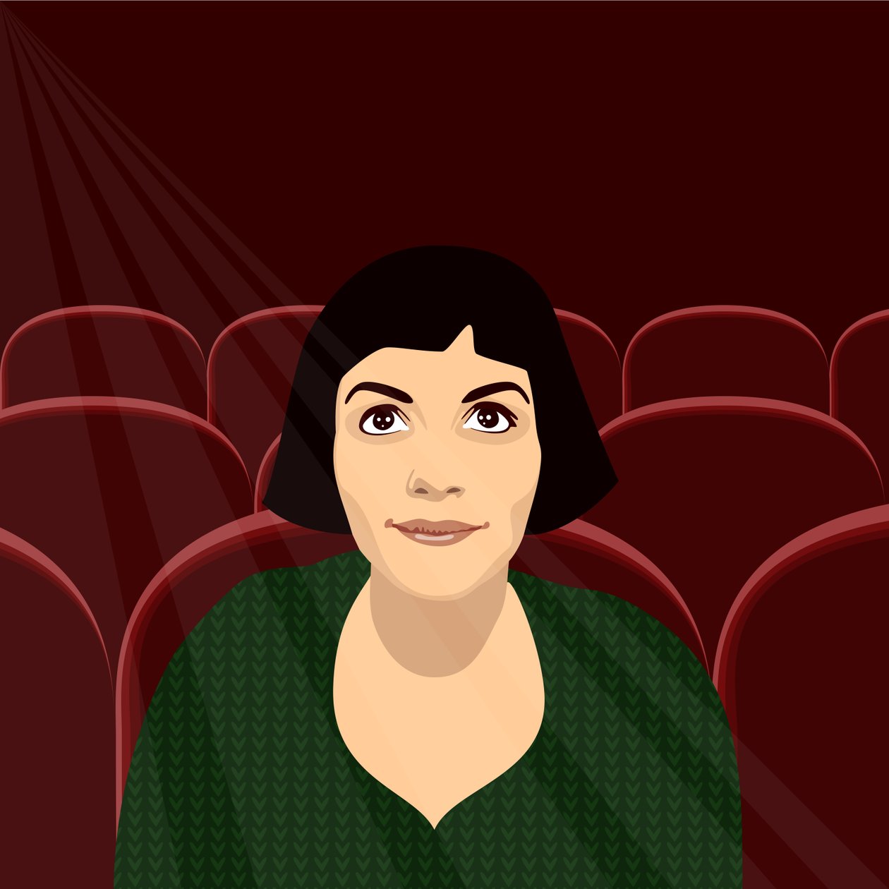 Amelie at the Flix by Claire Huntley