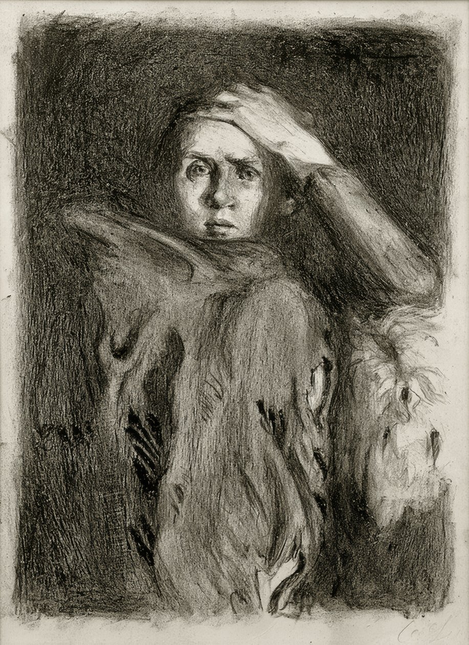 Self-Portrait with Arm Resting (Shudder) by Clara Siewert