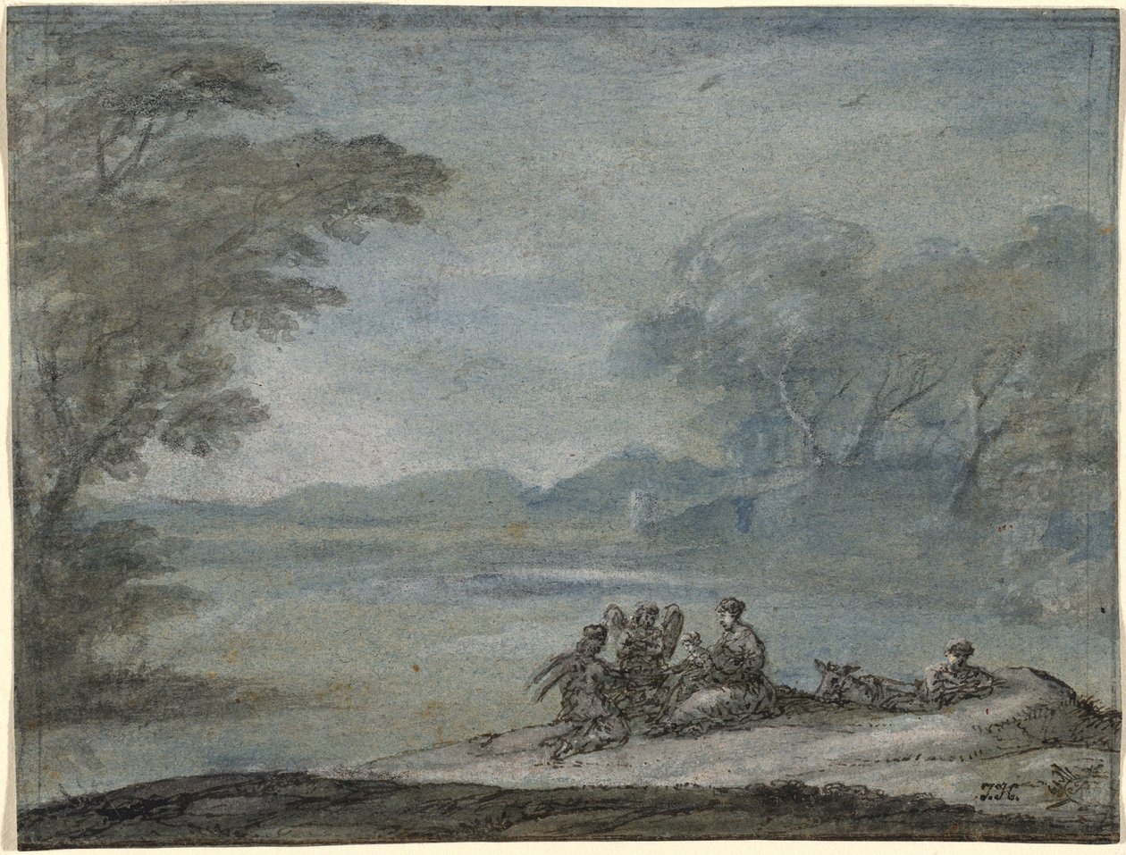 The Rest on the Flight into Egypt by Claude Lorrain