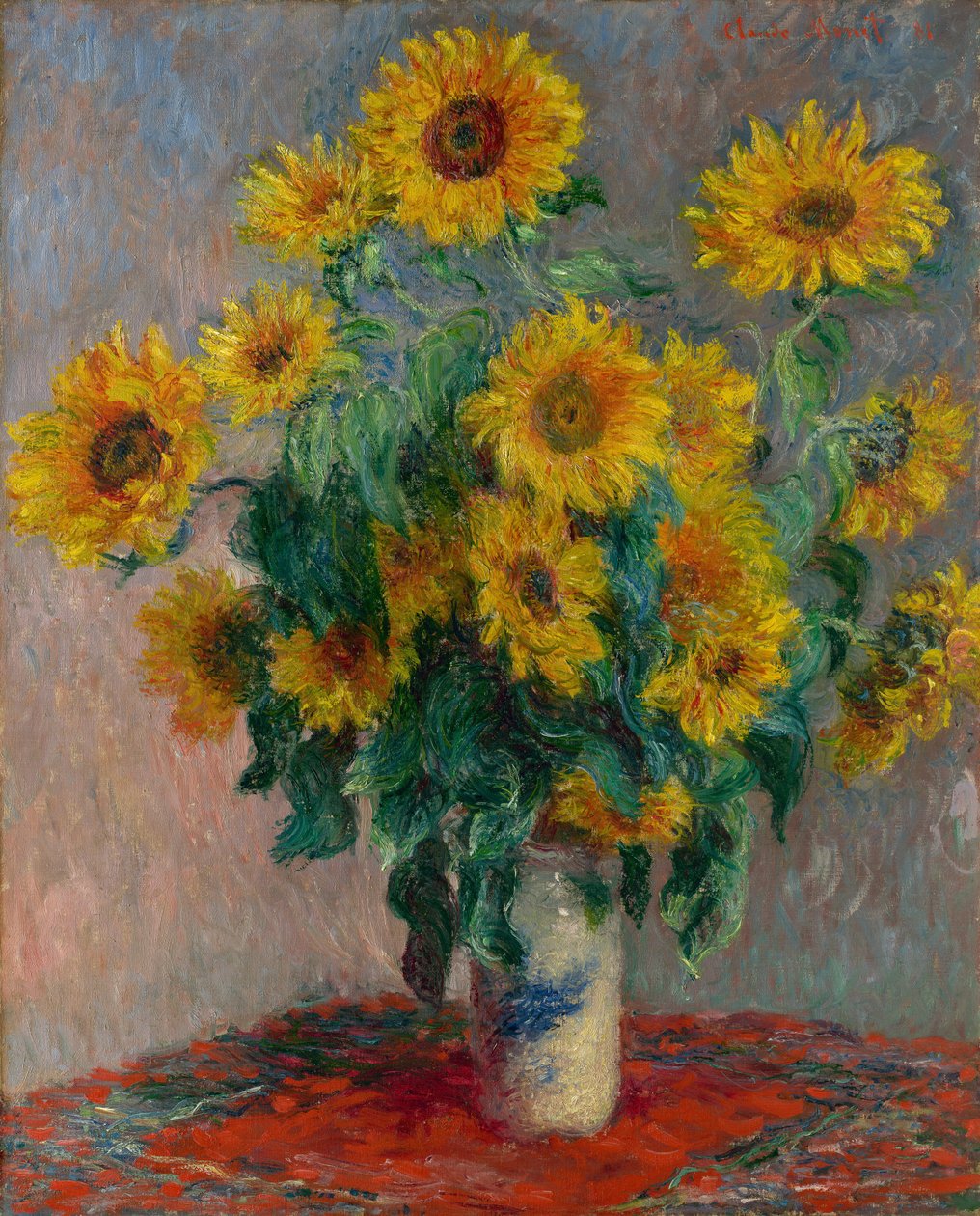 Bouquet of Sunflowers, 1881 by Claude Monet