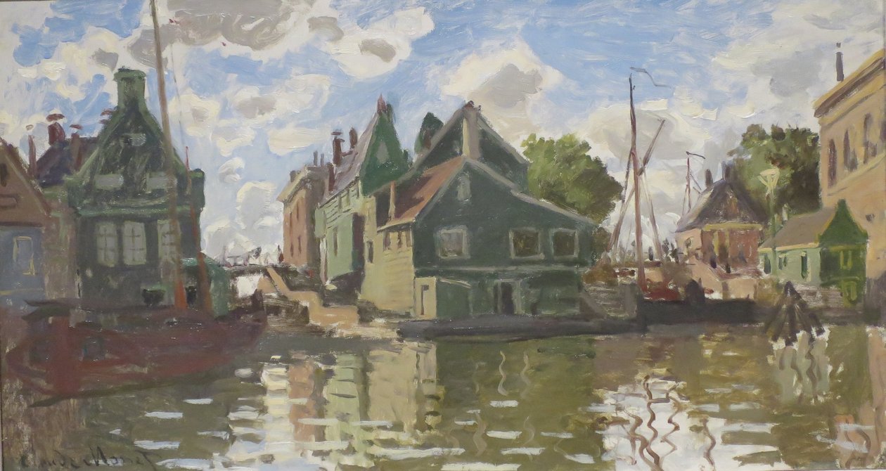 Canal at Zaandam by Claude Monet