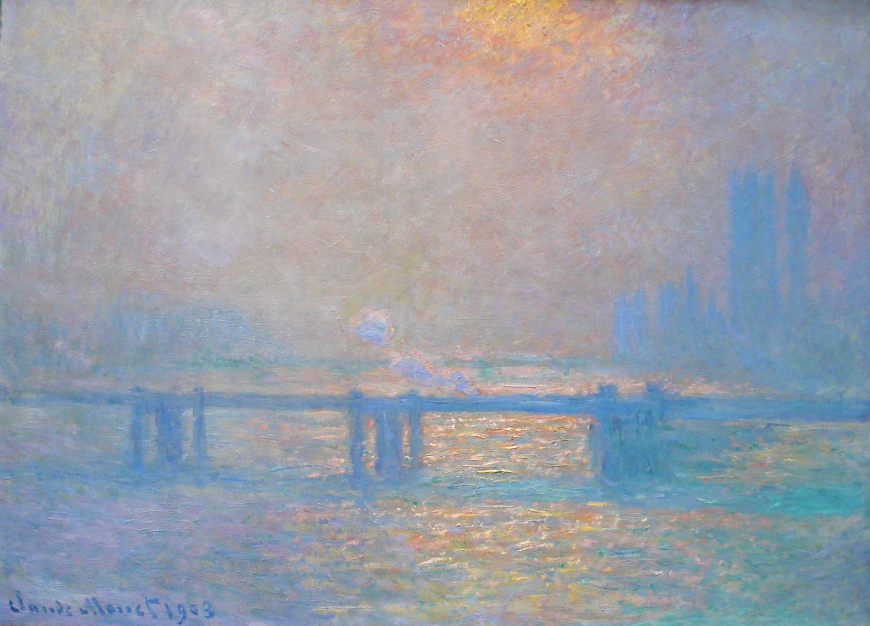 Charing Cross Bridge, The Thames by Claude Monet