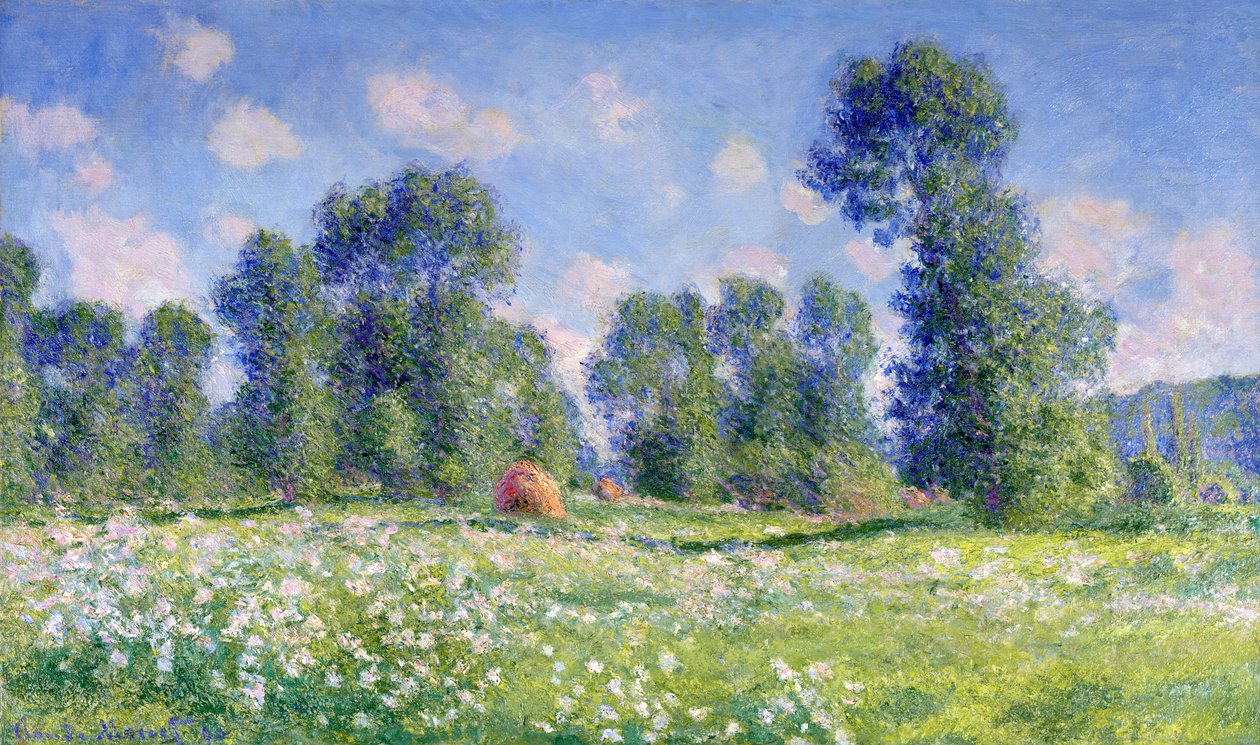 Effect of Spring, Giverny, 1890 by Claude Monet