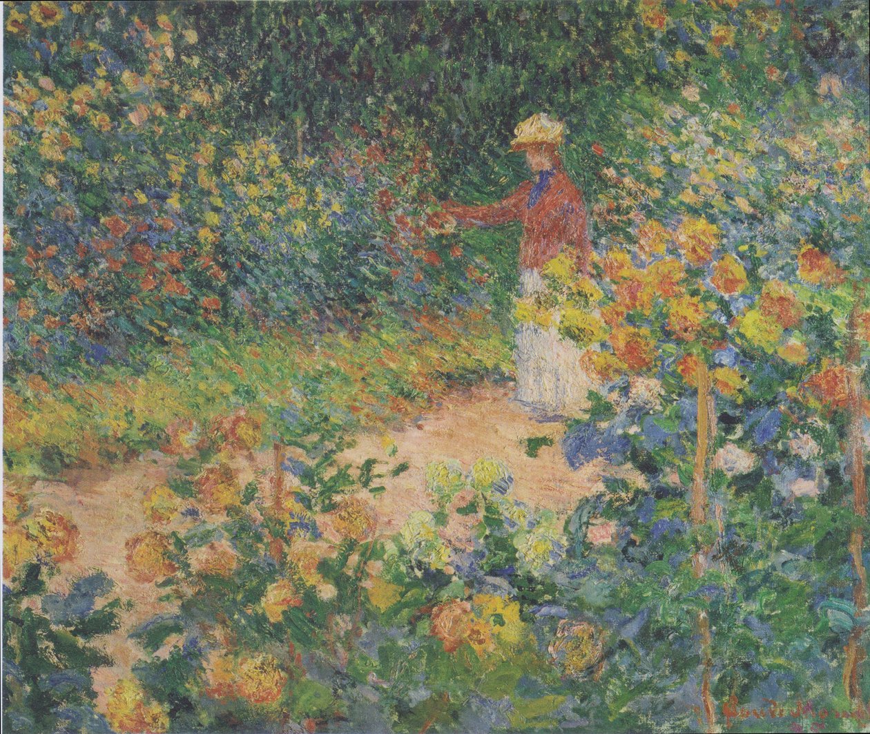 In the Garden by Claude Monet