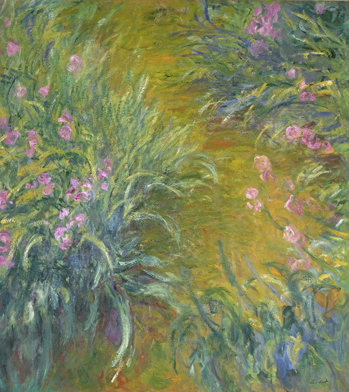 Iris by Claude Monet
