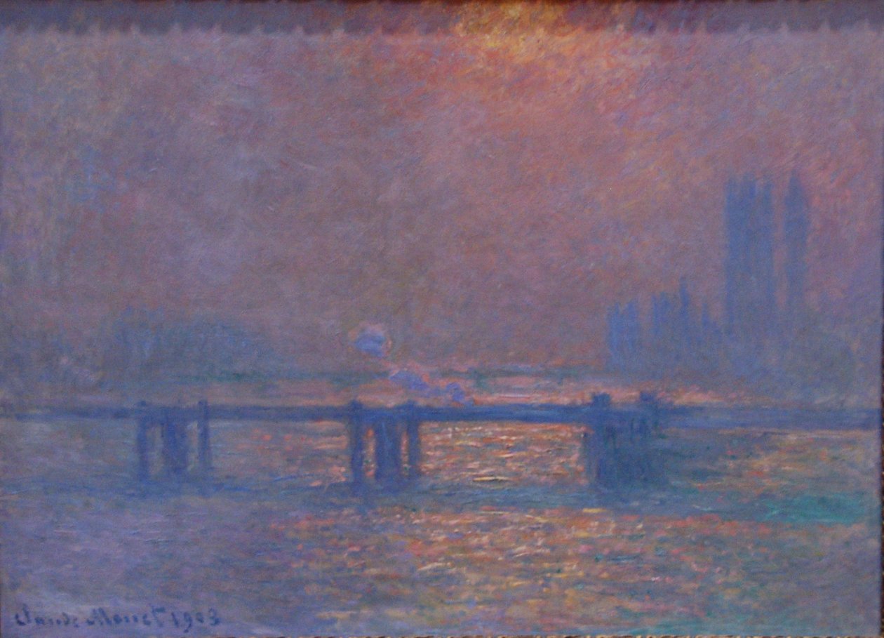 The Thames at Charing-Cross by Claude Monet