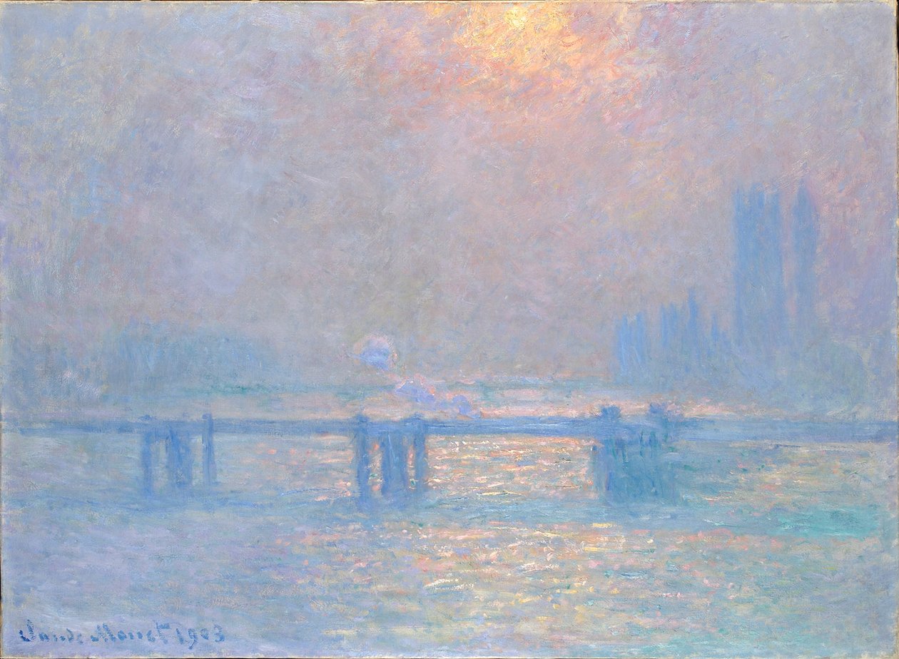 The Thames at Charing-Cross by Claude Monet