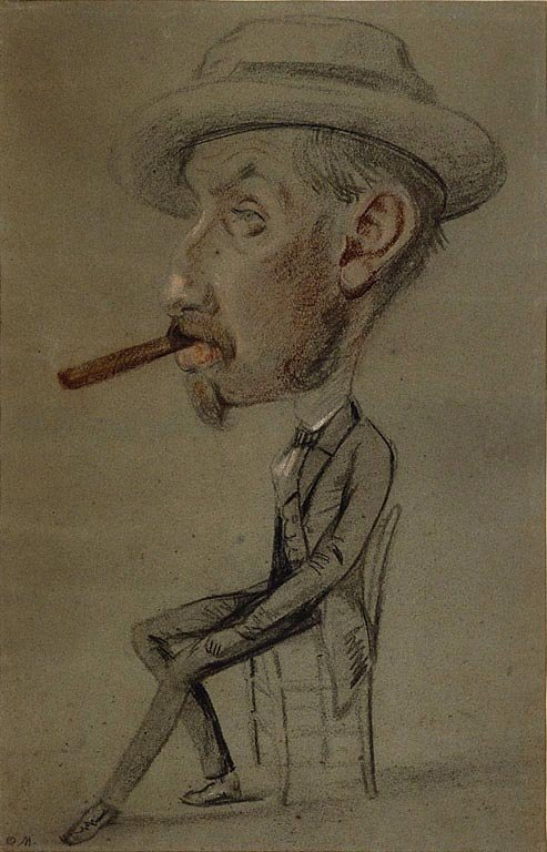Man with a Big Cigar by Claude Monet