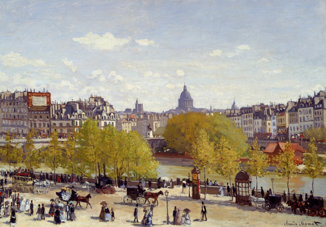 Quai du Louvre by Claude Monet
