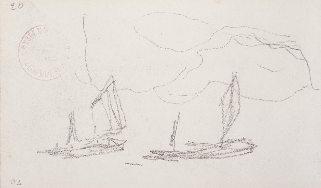 Study for London series, Boats on the Thames by Claude Monet