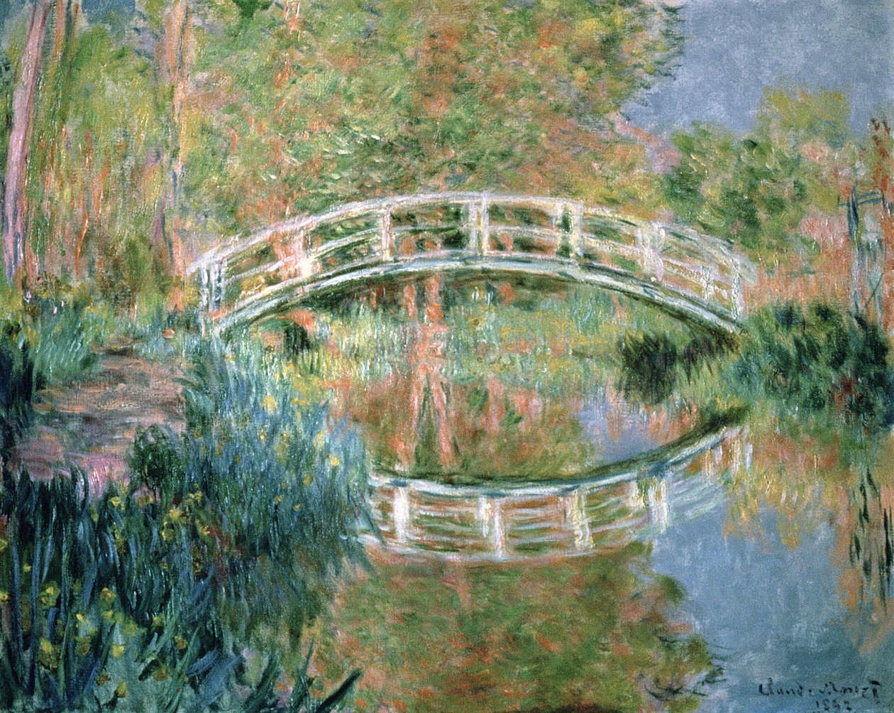 The Japanese Bridge, Giverny, 1892 by Claude Monet