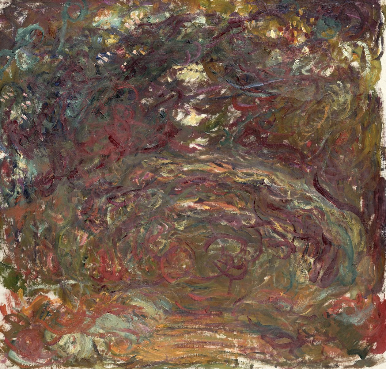 The Rose Path by Claude Monet