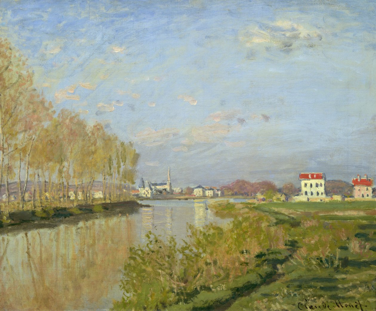 The Seine at Argenteuil, 1873 by Claude Monet