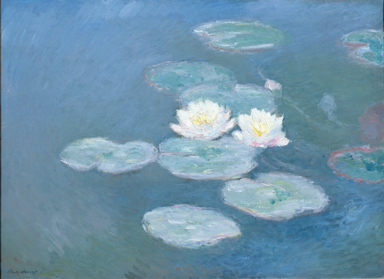 Waterlilies, Evening by Claude Monet