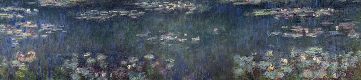 Waterlilies: Green Reflections by Claude Monet