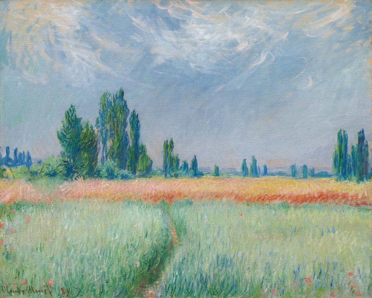 Wheat Field by Claude Monet