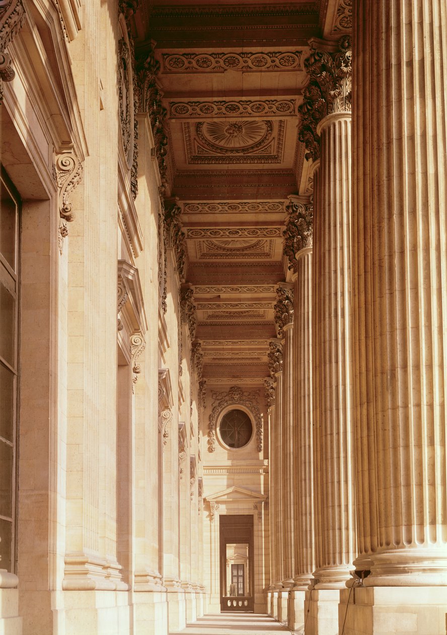 View of the Colonnade of the Louvre by Claude Perrault