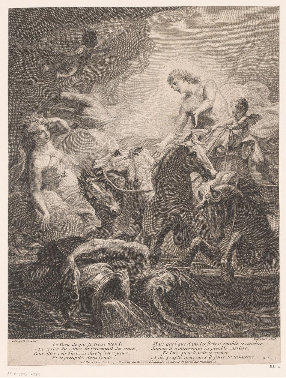 Apollo Visits Thetis by Claude Dubosc