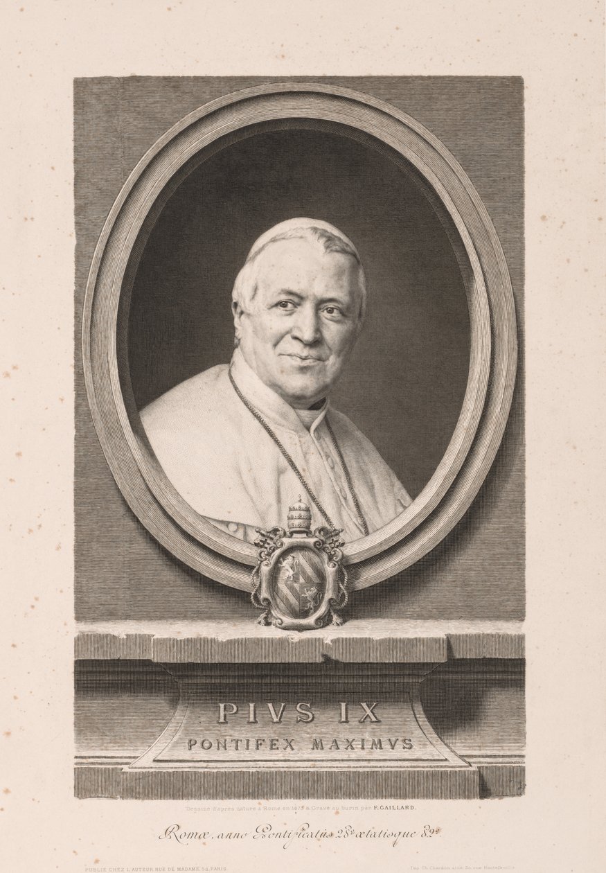 Pius IX by Claude Ferdinand Gaillard