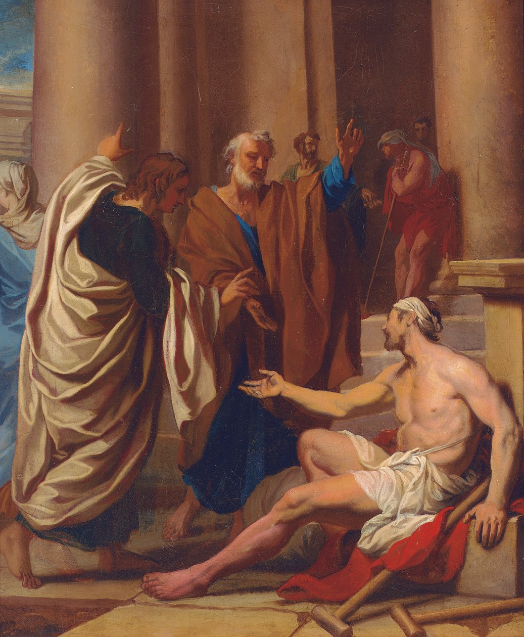 Saint Peter Healing the Lame by Claude Guy Halle