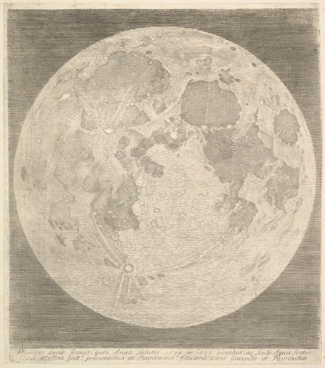 Full Moon by Claude Mellan