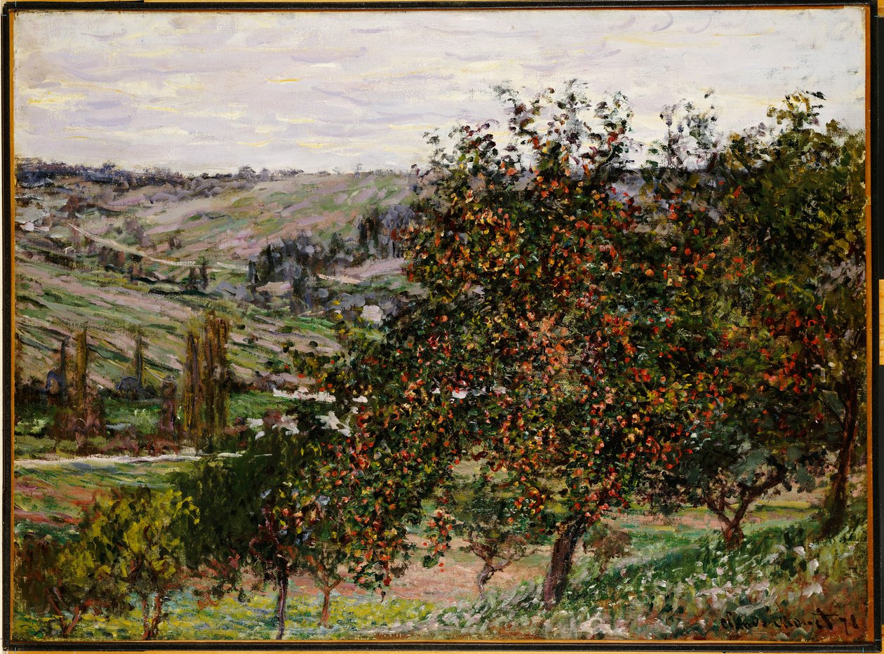 Apple Trees near Vetheuil by Claude Monet