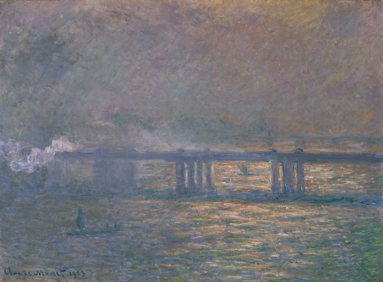 Charing Cross Bridge by Claude Monet