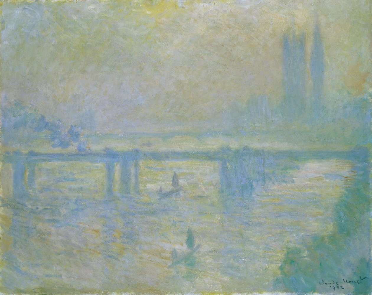 Charing Cross Bridge, 1902 by Claude Monet