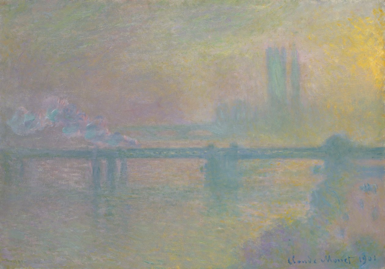 Charing Cross Bridge, London by Claude Monet